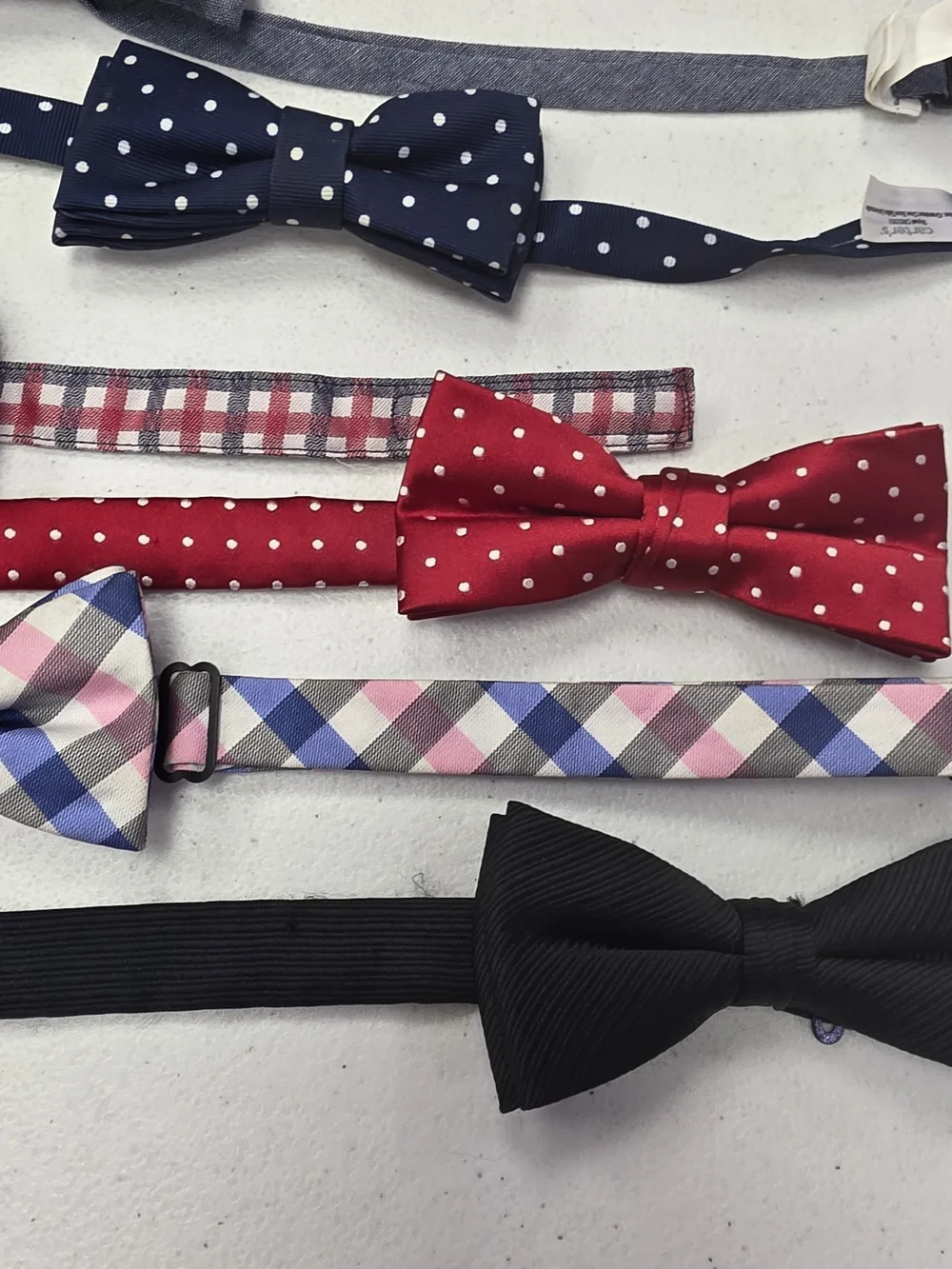 Chaps Kids Bow Tie Set - Gray, Navy, Red, Pink, Blue, White, Black
